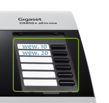 Panel boczny telefonu Guigaset DX800A