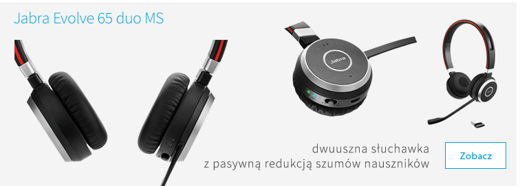 seria Jabra evolve z pasywną redukcją w nausznikach