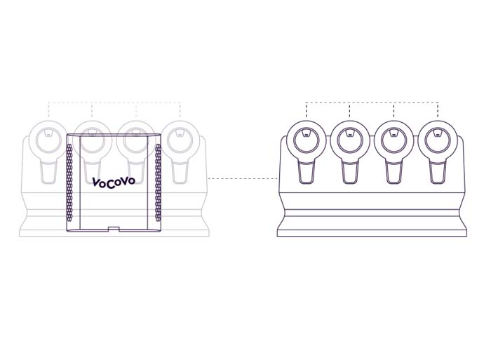 vocovo link na jednej stacji bazowej