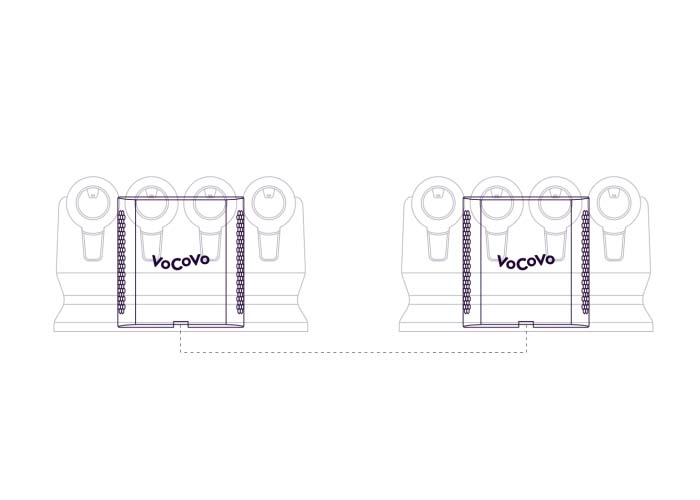 vocovo na dwóch stacjach bazowych