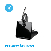 biurowe zestawy bezprzewodowe Bluetooth do telefonu stacjonarnego, komórkowego lub/i komputera