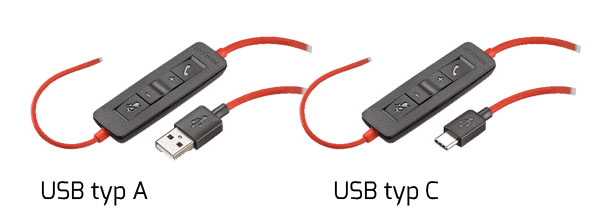 USB typ C USB typ A